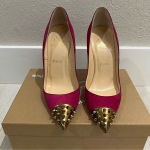 Authentic Christian Louboutin Veau Vel Pump 120 heel